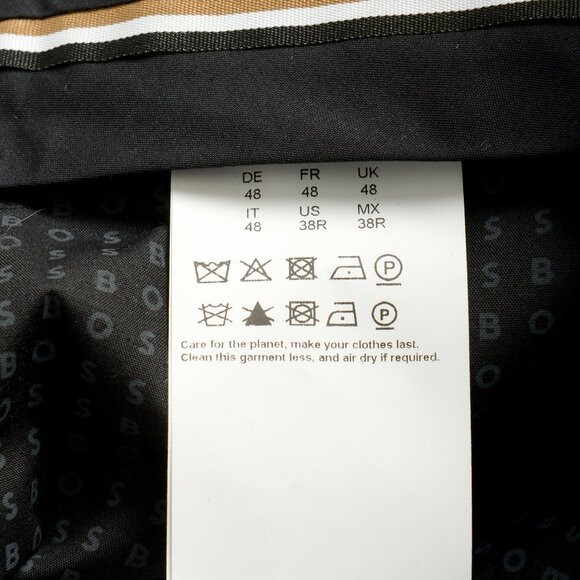 Hugo Boss Men's "H-Huge-2Pcs-Tux-231" Slim Fit Wool Tuxedo Pants US 32R IT 48 - Picture 4 of 4